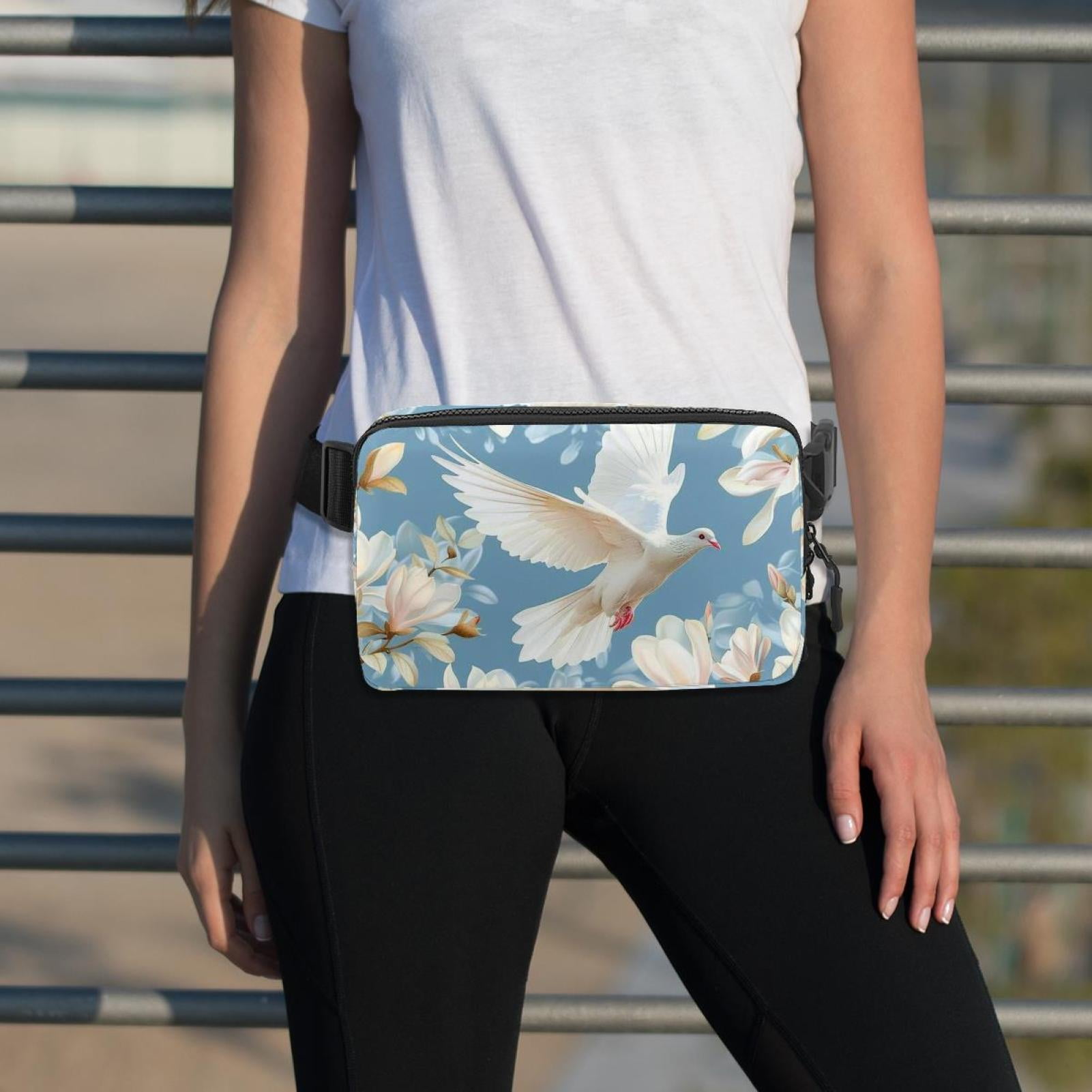 Pigeons Money Belt Waist Bag Fanny Pack - Lightweight Adjustable with Extension Strap Unisex