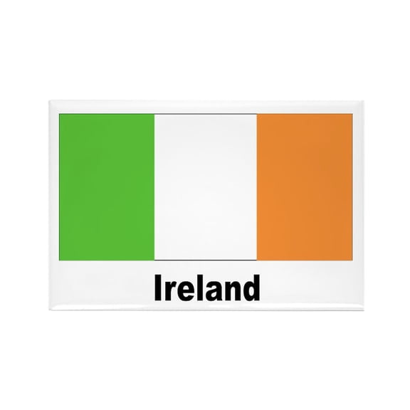 CafePress - Ireland Irish Flag - Rectangle Magnet, 2"x3" Refrigerator Magnet