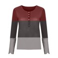 thumbnail image 5 of PVCS Women Bottons Crop Workout Dandelions Printing Lace Stitching Long Sleeve Tops, 5 of 5