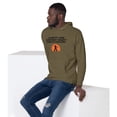 thumbnail image 4 of Unisex Comfy Hoodie, Kung Fu Fighting, HUH! (Military Green, M), 4 of 4