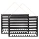 thumbnail image 1 of ColoMX Organizador de joyas de pared de 2 piezas, expositor de madera para pendientes, collares y pulseras, estante colgante para guardar joyas en espacios pequeños., 1 of 6