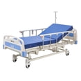 thumbnail image 1 of VEVOR Premium 3 Function Full Electric Hospital Bed, ICU Electric Medical Bed with Backrest, Legrest & Height Adjustment, 5" Locking Casters, 550LBS Loading, 1 of 1