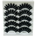 thumbnail image 1 of Pestañas naturales, pestañas postizas, pestañas cortas, pestañas postizas de visón tenues, 5 pares de pestañas postizas naturales, maquillaje natural, cejas postizas negras gruesas., 1 of 3