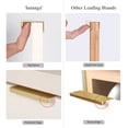 thumbnail image 5 of Brushed Brass Pack of 6 and 10 Edge Finger Pulls for Cabinets Kitchen Invisible Hardware Concealed Aluminum Hidden Pull Drawer Handles Easy to Install 11.81“, 6.3”, 6“, 4.72”, 3.15“ Overall Length, 5 of 7