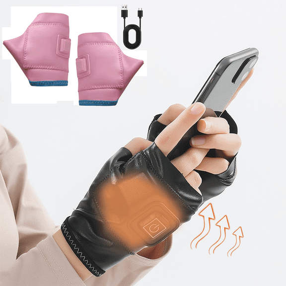 Three Heating Hand Warmer Home Office Smart Temperature Control Warm Heating Gloves
