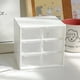 thumbnail image 3 of Escritorio apilable con 9 cajones, organizador para tocador, cosméticos, ropa interior blanco, 3 of 9