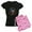 With Pink Camo Pant, variant on - Texas Wrought Iron Barn Art Pajamas - Women's Dark Pajamas
