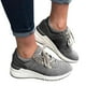 thumbnail image 2 of Zapatos para mujer, zapatillas deportivas informales de suela gruesa y transpirables, cómodas y ortopédicas, para correr y botas vaqueras., 2 of 4