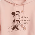 thumbnail image 3 of Disney - Minnie Nature Makes Me Happy - Juniors Cropped Pullover Hoodie, 3 of 5