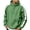 Green, variant on Fengqque Men's Contrast Side Stripe Hooded Sweatshirt Long Sleeve Pullover Hoodie Loose Fit Casual Athletic Outerwear with Drawstring & Kangaroo Pocket Wine XL