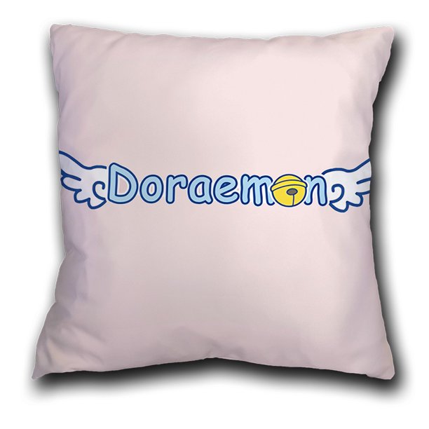 Funda De Almohada Dibujos Animados Anime Doraemon Patrón De Un Solo Lado Impreso Corto De Felpa Sofá Cojín