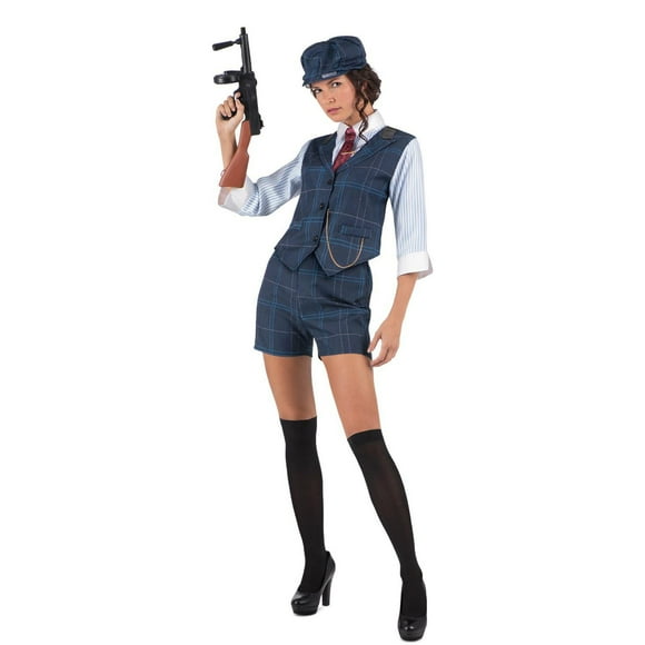 Costume de femme de gangster irlandais adulte