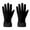 Black, variant on Ladies Touchscreen Fuzzy Winter Gloves,Plush Cuff Design,Warm Fashion Gloves for Women,Brown,Size XL