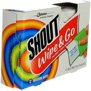 Shout Wipe and Go Instant Stain Remover 12 Count, 2 Pack