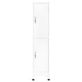thumbnail image 1 of vidaXL Locker Cabinet White 15"x17.7"x70.9" Steel, 1 of 6