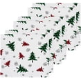 thumbnail image 3 of SKYSONIC Christmas Tree Washcloths Set of 2, Highly Absorbent Soft Cotton Fingertip Towels for Bathroom, Kitchen, Gym, Spa, Home Decor, 12 x 12 Inch, 3 of 7