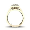 thumbnail image 3 of 1ct TDW Diamond 14K Yellow Gold Cluster Halo Bridal Set, 3 of 4