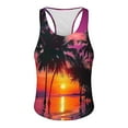 thumbnail image 4 of HaoXianJian Hawaiian Print Mens Sleeveless Tank Tops Workout Gym Shirts Palm Tree Vintage Style Beach Graphic T-Shirt Workout Tank Top Undershirts Plus Size S-4X, 4 of 4