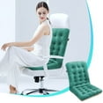 thumbnail image 3 of HengDidi Seat and Back Cushion Set with Breathable Flock Fabric, Thick Padding and Non-Slip Base for Office Chair, Home Use or Floor - Soft, Durable Enhances Comfort - 45x85cm, 3 of 6