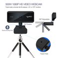 thumbnail image 4 of Enfoque automático Rotación de 360 ​​grados Cámara 1080P Videollamada HD USB 2.0 5 millones de píxeles Cámara web para computadora Inevent EL4087-00B, 4 of 6