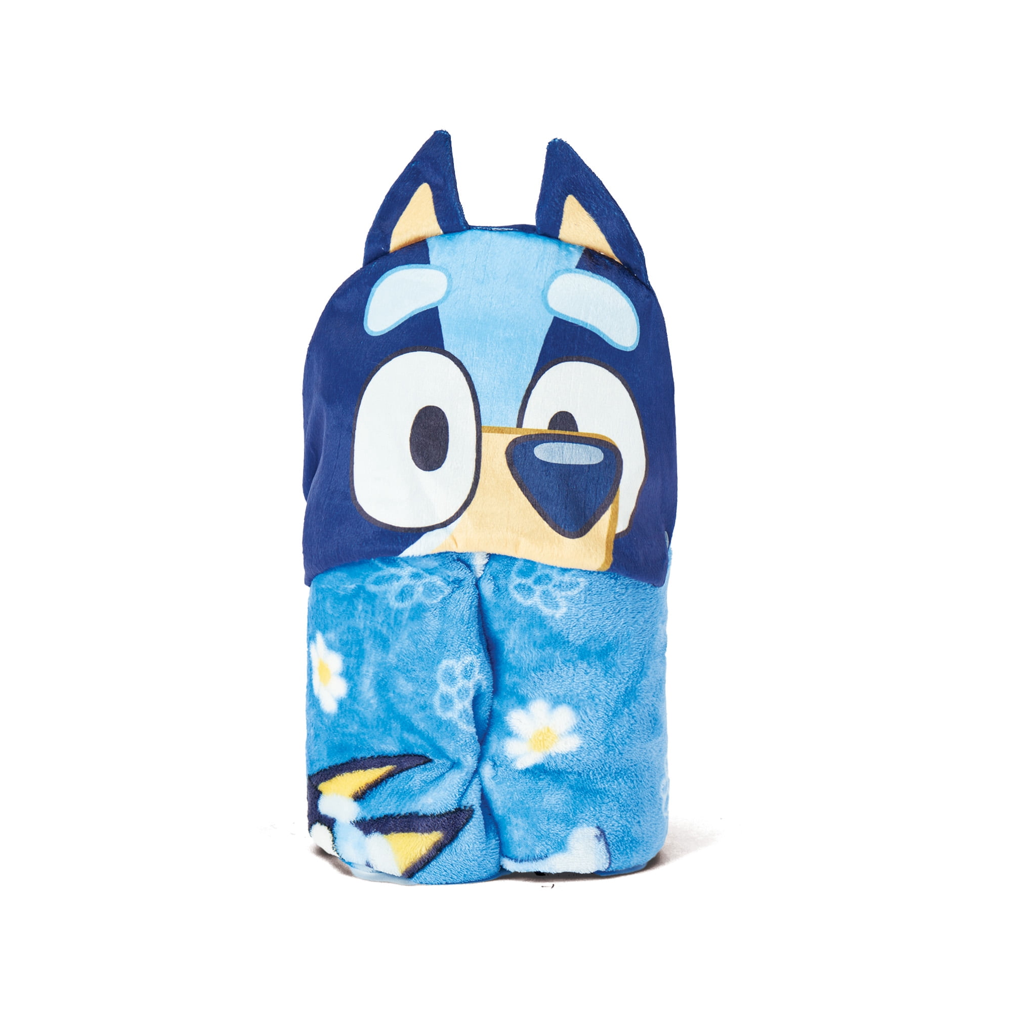 Bluey Dance Away Hooded 3D Sculpted Hood Silk Touch Throw Blanket 40X50 Inches