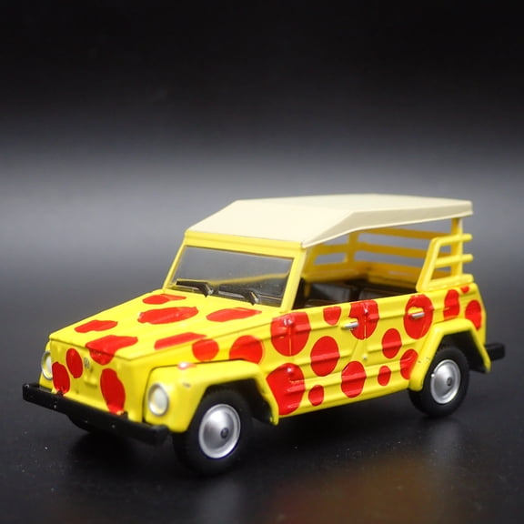 Open Box VOLKSWAGEN THING TYPE 181 YELLOW RARE 1:64 SCALE COLLECTIBLE DIECAST MODEL CAR