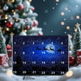 thumbnail image 3 of Countdown Calendar Countdown Calendar With Surprise Holiday Advent Hanging Santa For Festive Season Countdown Clock Set, 3 of 6