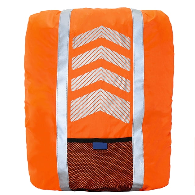 Reflective Waterproof Backpack Cover with High Visibility for Outdoor Sports and School Bags