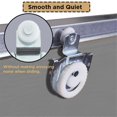 thumbnail image 4 of 8pc Sliding Closet Door Wheels Hardware,Wardrobe Cabinet Rollers Replacement Parts for 3/4 Inch to 1-1/4 Inch Thick Door, 4 of 4
