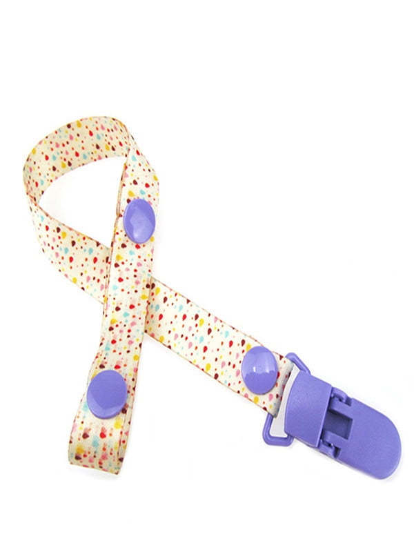 Girls New Arrival Nipple Leash Strap Chain Dummy Pacifier Soother Clip Holder