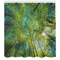 thumbnail image 3 of Ambesonne Scenery Shower Curtain, Willow Flora in Nature, 69"Wx75"L, Green, 3 of 3