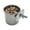 M, variant on Pebbuoy Parrot Feeding Cup Stainless Steel Hanging Bowl Anti-turnover Pet Food Cage Cup with Clips Sturdy Easy to Clean Pet Bowl for Parrots Parakeets Hamsters Birds Foods