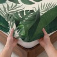 thumbnail image 3 of Twin Sze Fitted Sheet Set - Monstera Leaves 2 Piece Bedding Sets 16" Deep Pocket Fitted Sheet with 1 Pillowcase, Summer Green Tropical Plants Leaf Beige Brushed Microfiber Hotel Luxury Bed Sheets, 3 of 9