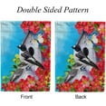 thumbnail image 3 of GZHJMY Garden Flag Bird Titmouse Polyester Double Sided Printing Fade Proof Vertical Yard Outdoor Decoration 12x18 Inch Yard Flags, 3 of 7
