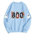 thumbnail image 7 of Godom Halloween Sweatshirts for Women Pumpkin Graphic Crewneck Long Sleeve Tops Casual Loose Pullover Shirts 2025 Clothes, 7 of 7