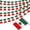 Mexico, variant on String Flag Pennant Banner, Small Mini Mexican Flags Bunting Banner, 16th of September Mexican Independence Day National Country Decoration for School, Party, Sports Events, 33 Feet 30 Flags