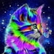 thumbnail image 1 of Juego de pintura de diamantes Pintura de diamantes 5d Gato Diy Pintura de diamantes de pasta creativa hecha a mano, 1 of 2