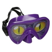 Angle View: 3.75" Purple Sea Monster Mask Swimming Pool Goggles Accessory for Kids