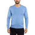 thumbnail image 4 of X RAY Mens Crew Neck Sweater Slim Fit Midweight Pullover Sweater for Men for Casual Dressy Wear (Big & Tall Available), Blue, L, 4 of 11