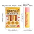 thumbnail image 2 of Lápiz labial Set de regalo Lápiz labial Set de lápiz labial Paquete múltiple Sabores de granada y pomelo Lápiz labial natural Sabores frutales Set de lápiz labial hidratante Cuidado de labios, 2 of 9