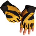 thumbnail image 1 of Pesca cuero genuino pesca en el mar Fitness peep Dedo antideslizante instrumento resistente al desgaste levantamiento de peso al aire libre Deportes de equitación guantes semiespecificados, amarillo, 1 of 3
