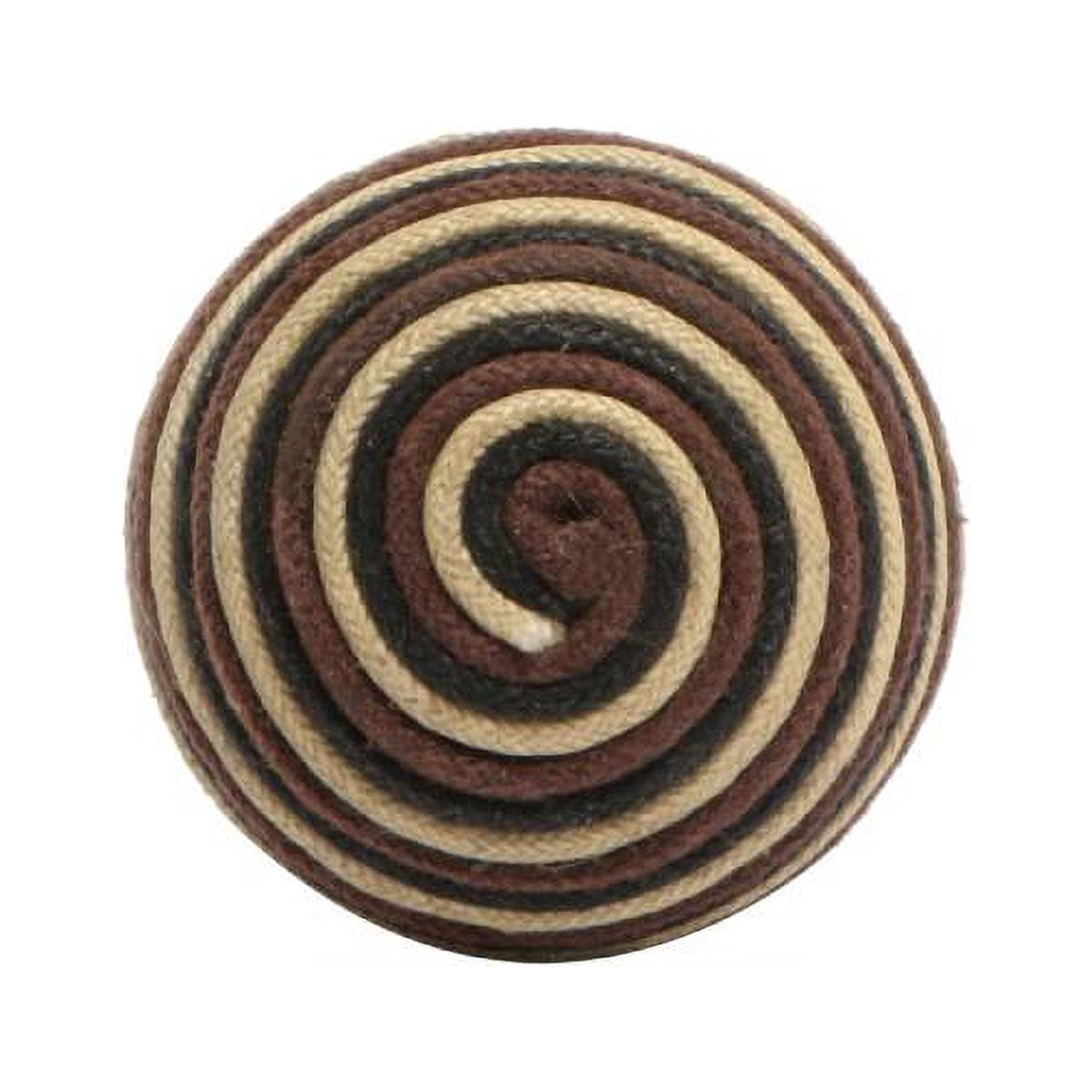 Set of Six Trance Cord Spiral Mix Pattern Cabinet Knobs by Trinca-Ferro