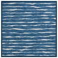 thumbnail image 4 of SAFAVIEH Cottage Alex Striped Indoor/Outdoor Area Rug, Blue, 6'7" x 6'7" Round, 4 of 4