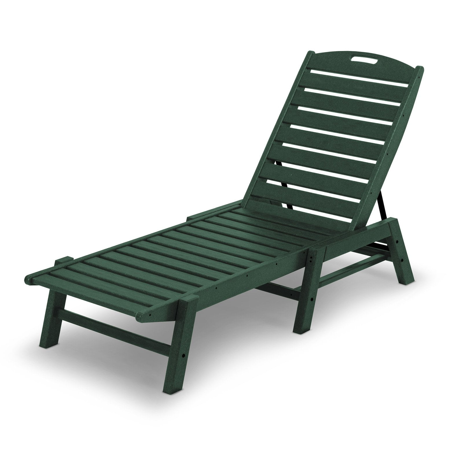 Photo 1 of ****IT IS USED, IT IS MISSING PARTS AND IT IS NOT KNOWN IF IT WORKS AT 100%****POLYWOOD Nautical Recycled Plastic Armless Chaise