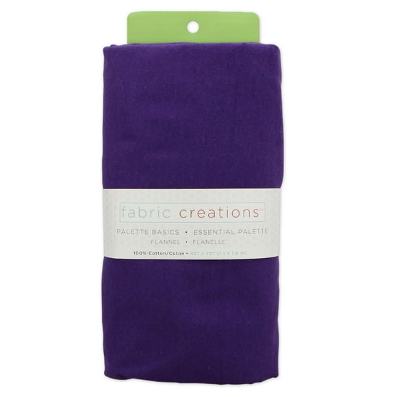Fabric Creations 100% Cotton Flannel Pre-cut Fabric, 2 yds x 42" (1.8 x 1.1 m)