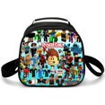 thumbnail image 4 of Roblox bolsa de almuerzo para estudiantes de escuela primaria, bolsa de Picnic, bolsa de hielo redonda, bolsa de aislamiento portátil de dibujos animados Roblox, 4 of 4