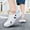 White Moon, variant on Outdoor Casual Men’s Slide Sandals, Premium EVA Lightweight Material, Slip-On Convenient Design, Anti-Skid Grip Outsole, Fashion Solid Color Slippers for Travel Shower and Daily Life