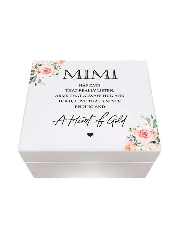 LifeSong Milestones Modern Inspirational Keepsake Jewelry Box for Mimi 6x5.5in - Never Ending
