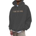 thumbnail image 3 of Christian Hoodies for Men 2025 I Am The One He Left The 99 To Rescue Me Hoodie Hooded Sweatshirt with Pockets Pullover, 3 of 6