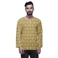 thumbnail image 1 of Atasi Printed Keyhole Nack Short Kurta Men ShirtÂ&nbsp;With Long Sleeves For Men, 1 of 1